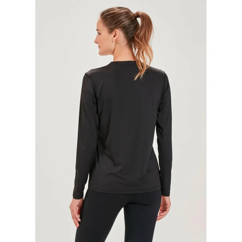 ENDURANCE Laufbekleidung|Shirts, Hemden & Longsleeves-- Women's Yonan V2 Performance L/S Tee - Laufshirt Black