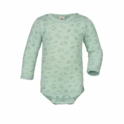 Engel - Baby-Body Langarm Mit Druckverschluss Schulter - Merinounterwäsche