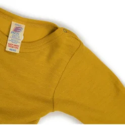 Engel - Baby-Body Langarm Mit Druckverschluss Schulter - Merinounterwäsche