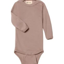 Engel - Baby-Body Langarm Mit Druckverschluss Schulter - Merinounterwäsche
