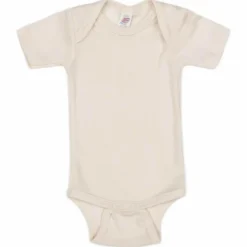 Engel Merinounterwäsche|Unterwäsche-- Baby-Body S/S - Merinounterwäsche Natur