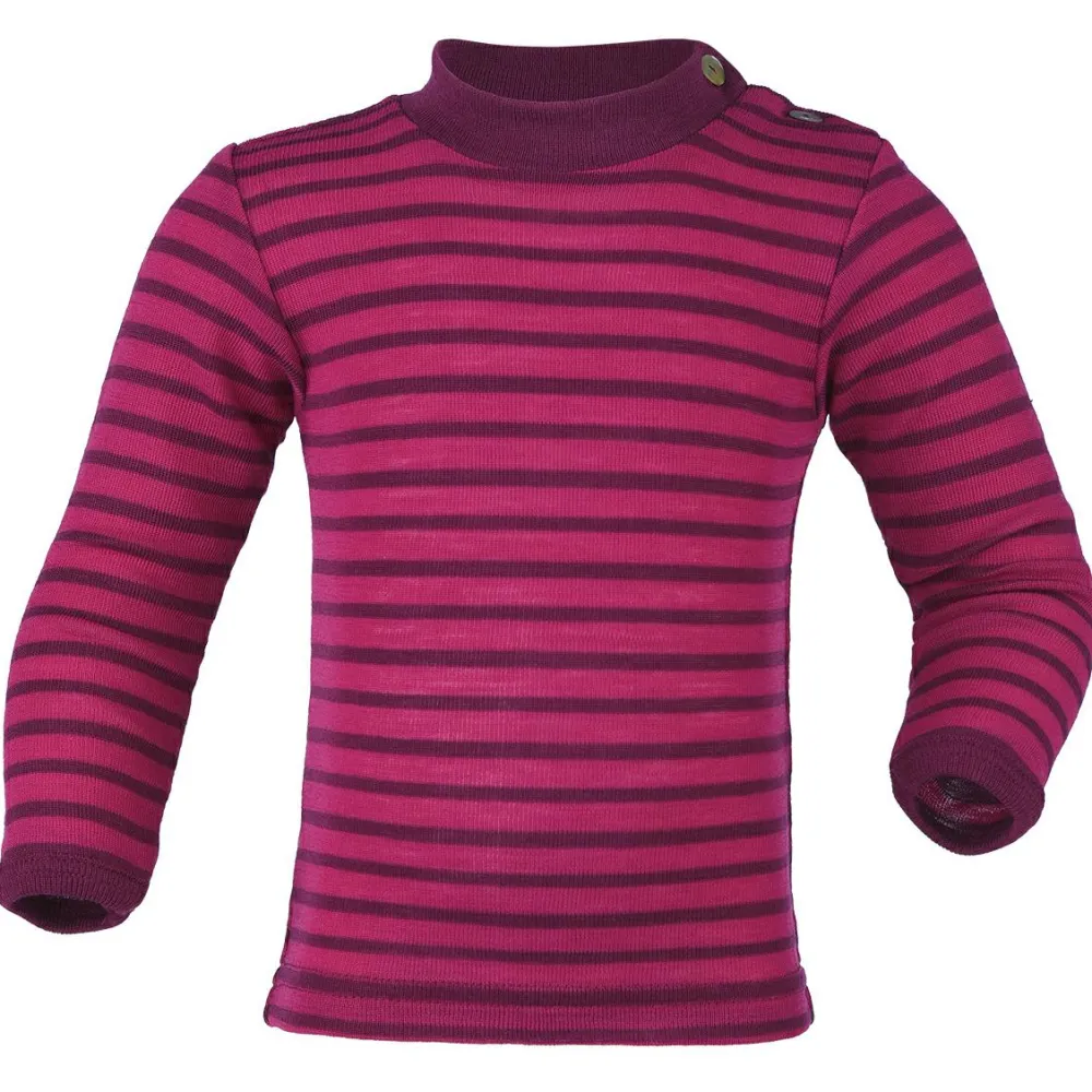 - Baby-Shirt L/S geringelt - Merinounterwäsche < Engel Online