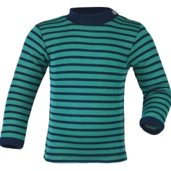 - Baby-Shirt L/S geringelt - Merinounterwäsche < Engel Online