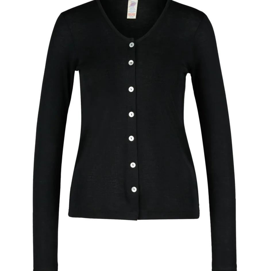 Engel - Damen Cardigan Feinripp - Wolljacke