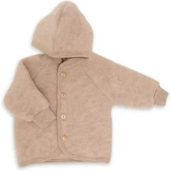 Engel - Kinder Kapuzenjacke mit Holzknöpfen - Wolljacke Outlet