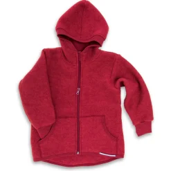 Kinder Engel - Kinder Kapuzenjacke Wollfleece - Wolljacke
