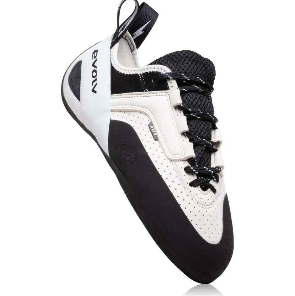 Evolv Kletterschuhe|Schnürschuhe-- Defy Lace - Kletterschuhe Grey / Black
