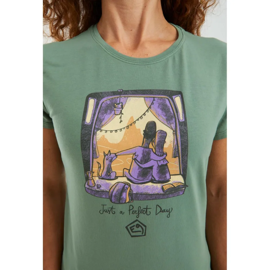 E9 Kletterbekleidung|T-Shirts-- Women's Sunset - T-Shirt