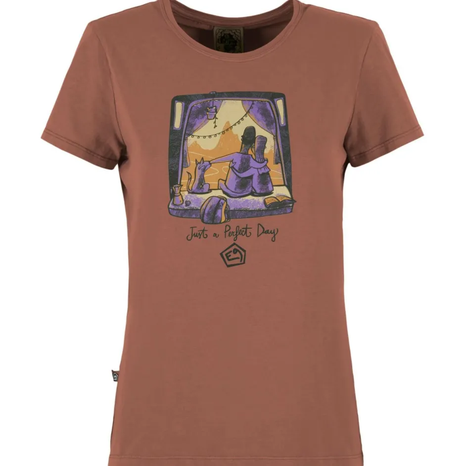 E9 Kletterbekleidung|T-Shirts-- Women's Sunset - T-Shirt
