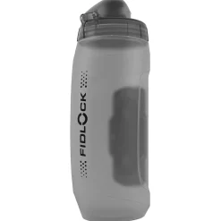 Fidlock - Twist Bottle 590 Antibacterial + Bike Base - Fahrrad Trinkflasche Transparent Black / Light Green Dirt Cover