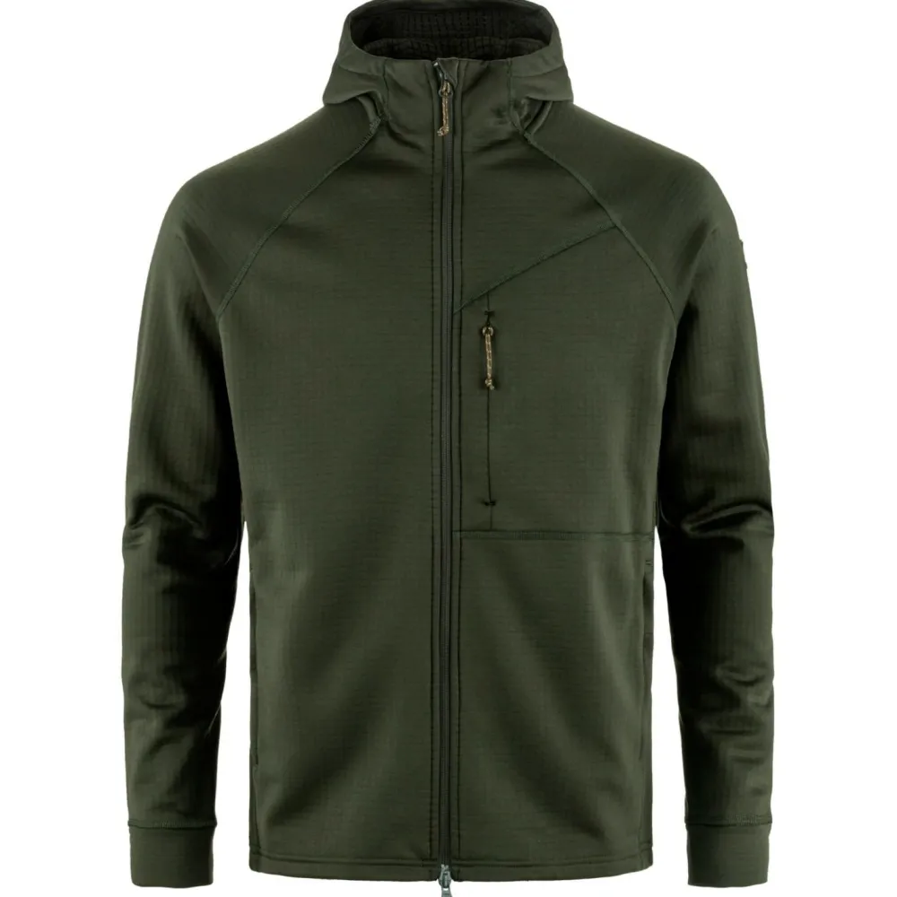 Fjäräven - Abiko Grid Feece Hoodie - Feecejacke < Fju00e4llru00e4ven Best
