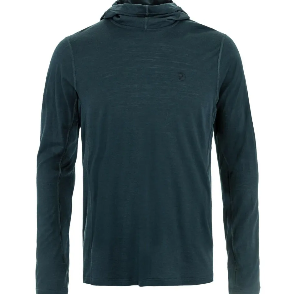 Fju00e4llru00e4ven Trekkingbekleidung|Shirts, Hemden & Longsleeves-Fjällräven - Abisko Wool Hoodie - Merinoshirt