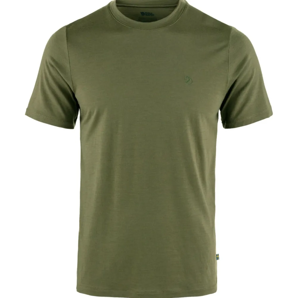 Fju00e4llru00e4ven Fjällräven - Abisko Wool S/S - T-Shirt Sale