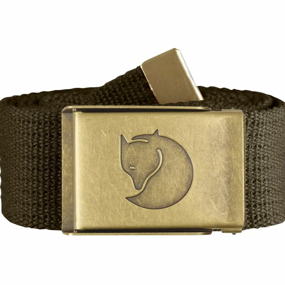 Fju00e4llru00e4ven Fjällräven - Canvas Brass Belt 4 cm - Gürtel