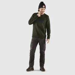 Fju00e4llru00e4ven Pullover & Hoodies|Alltagsbekleidung-Fjällräven - Fjällräven Logo Sweater - Pullover