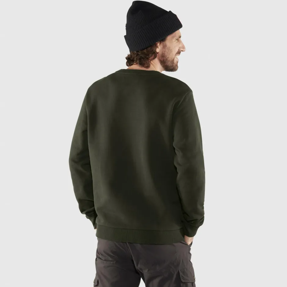Fju00e4llru00e4ven Pullover & Hoodies|Alltagsbekleidung-Fjällräven - Fjällräven Logo Sweater - Pullover