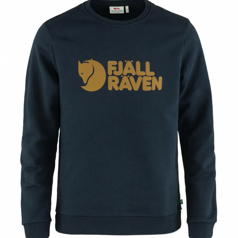Fju00e4llru00e4ven Pullover & Hoodies|Alltagsbekleidung-Fjällräven - Fjällräven Logo Sweater - Pullover