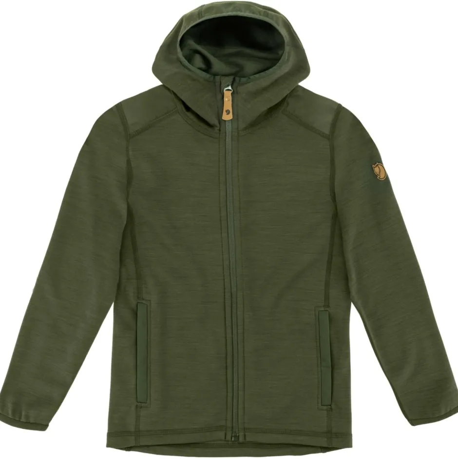 Fju00e4llru00e4ven Pullover & Hoodies|Jacken-Fjällräven - Kid's Keb Fleece Hoodie - Wolljacke