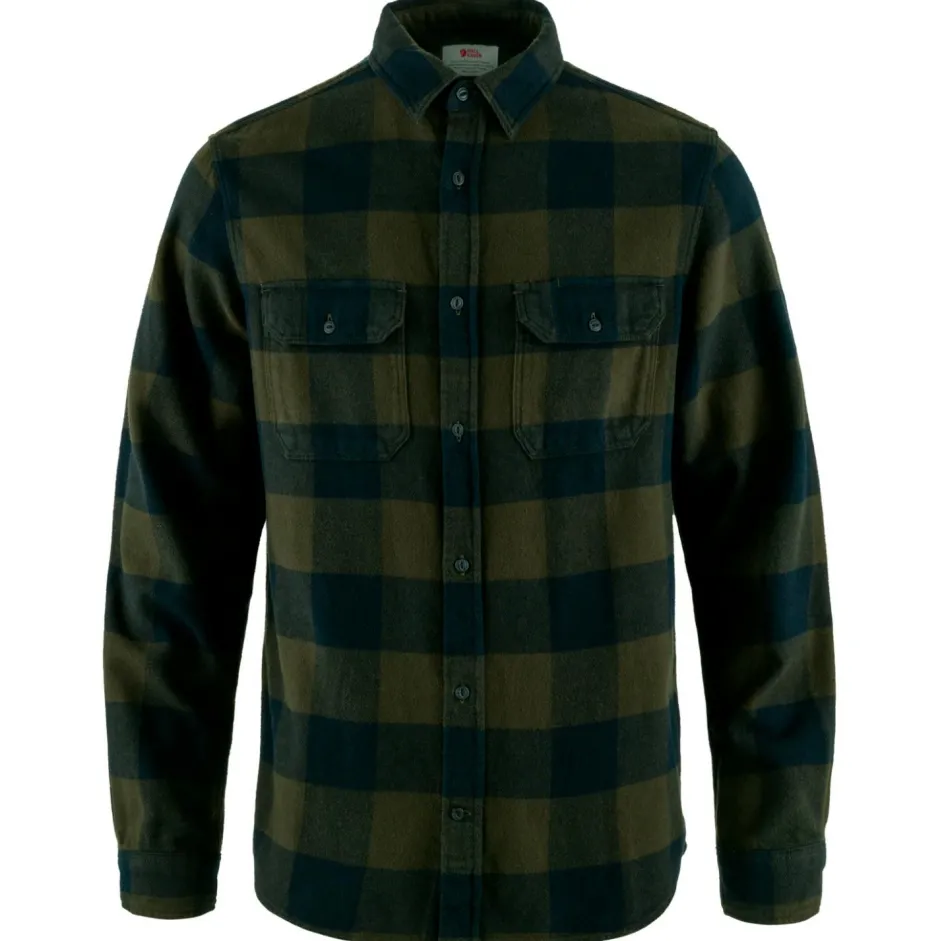 Fju00e4llru00e4ven Shirts, Hemden & Longsleeves|Wanderbekleidung-Fjällräven - Övik Heavy Flannel Shirt - Hemd