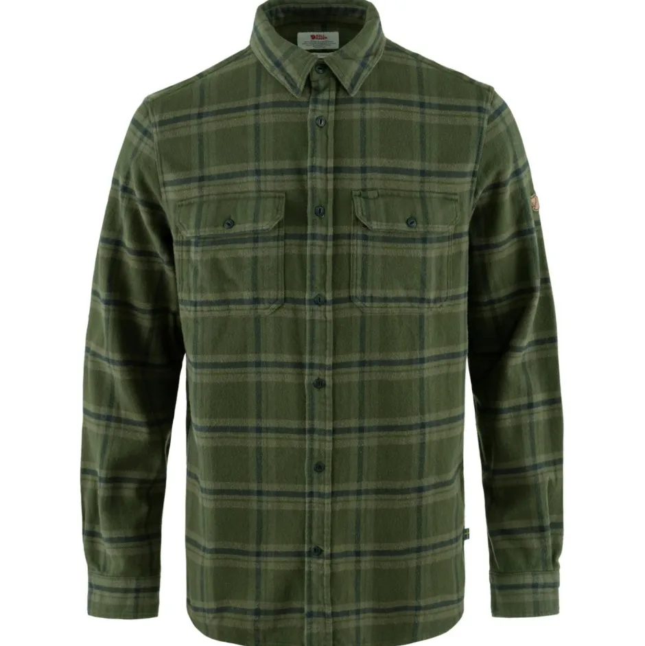 Fju00e4llru00e4ven Shirts, Hemden & Longsleeves|Wanderbekleidung-Fjällräven - Övik Heavy Flannel Shirt - Hemd