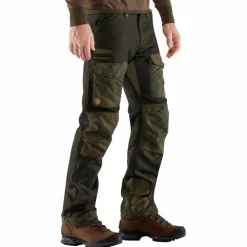 Fju00e4llru00e4ven Fjällräven - Värmland Wool Trousers - Trekkinghose Dark Olive / Dark Olive Camo Online
