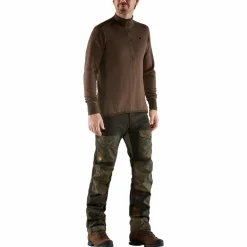 Fju00e4llru00e4ven Fjällräven - Värmland Wool Trousers - Trekkinghose Dark Olive / Dark Olive Camo Online