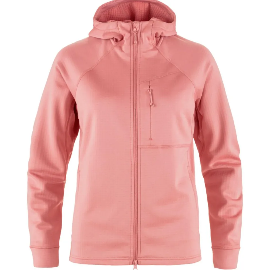 Fju00e4llru00e4ven Fjäräven - Woen' Abiko Grid Feece Hoodie - Feecejacke