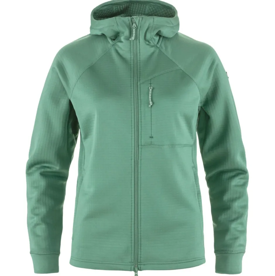 Fju00e4llru00e4ven Fjäräven - Woen' Abiko Grid Feece Hoodie - Feecejacke