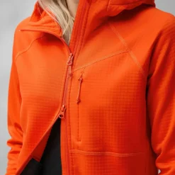 Fju00e4llru00e4ven Fjäräven - Woen' Abiko Grid Feece Hoodie - Feecejacke