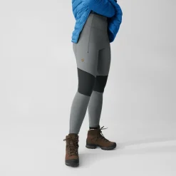 Fju00e4llru00e4ven Fjällräven - Women's Abisko Värm Trekking Tights - Leggings Deep Patina / Iron Grey New