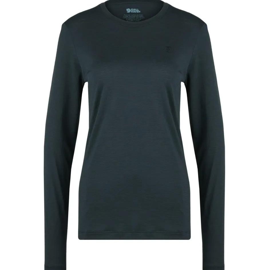 Fju00e4llru00e4ven Trekkingbekleidung|Wanderbekleidung-Fjällräven - Women's Abisko Wool L/S - Merinolongsleeve