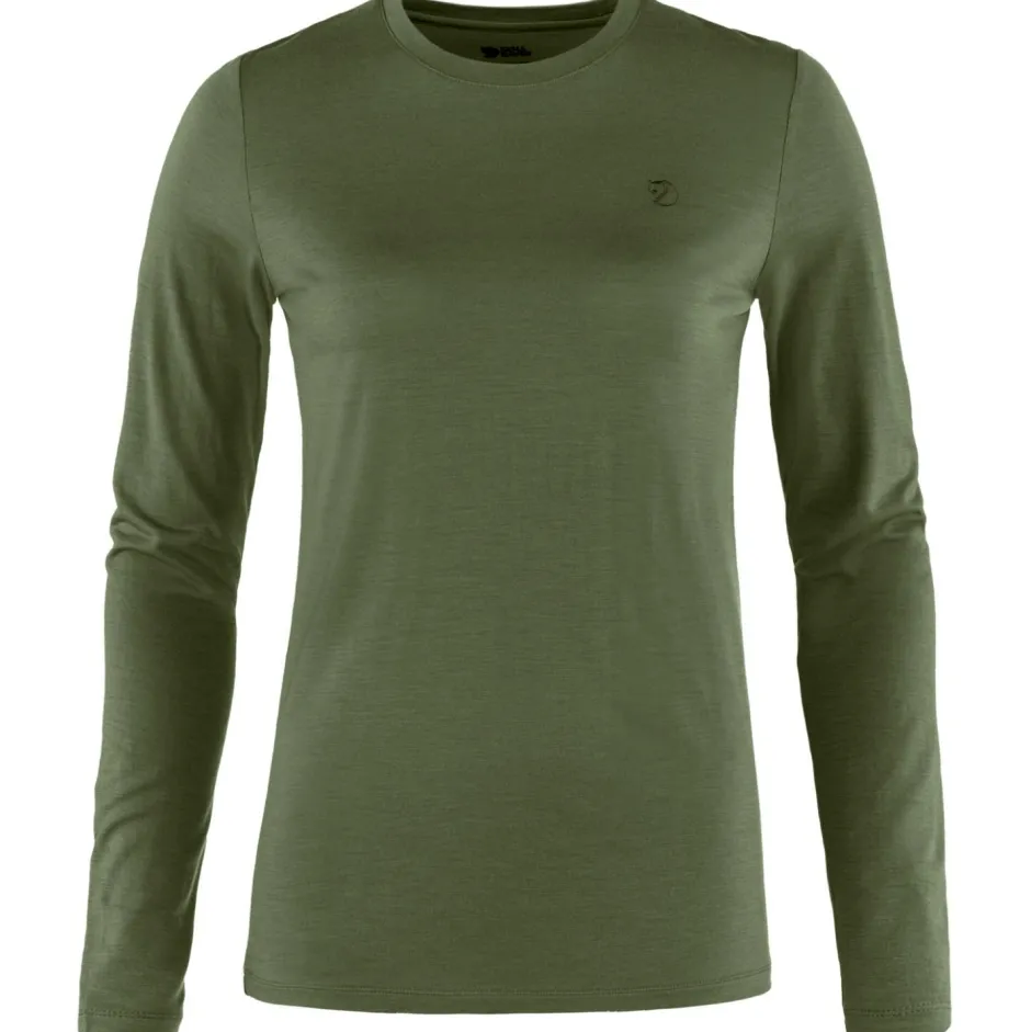 Fju00e4llru00e4ven Trekkingbekleidung|Wanderbekleidung-Fjällräven - Women's Abisko Wool L/S - Merinolongsleeve