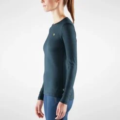 Fju00e4llru00e4ven Trekkingbekleidung|Merinounterwäsche-Fjällräven - Women's Bergtagen Thinwool L/S - Merinounterwäsche Mountain Blue