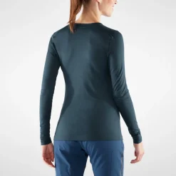 Fju00e4llru00e4ven Trekkingbekleidung|Merinounterwäsche-Fjällräven - Women's Bergtagen Thinwool L/S - Merinounterwäsche Mountain Blue