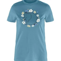 Fju00e4llru00e4ven T-Shirts|Shirts, Hemden & Longsleeves-Fjällräven - Women's Fjällblomster Fox T-Shirt - T-Shirt