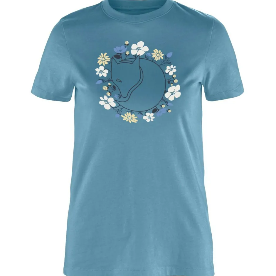 Fju00e4llru00e4ven T-Shirts|Shirts, Hemden & Longsleeves-Fjällräven - Women's Fjällblomster Fox T-Shirt - T-Shirt