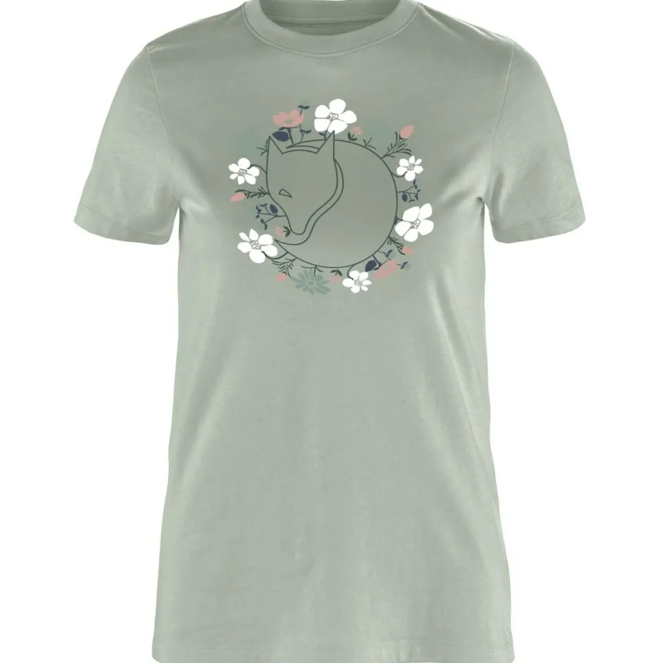Fju00e4llru00e4ven T-Shirts|Shirts, Hemden & Longsleeves-Fjällräven - Women's Fjällblomster Fox T-Shirt - T-Shirt