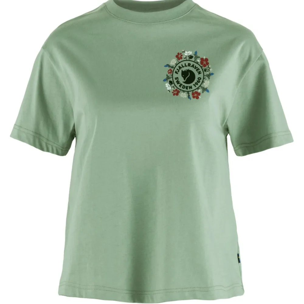 Fju00e4llru00e4ven Fjällräven - Women's Fjällblomster Logo T-Shirt - T-Shirt Sale