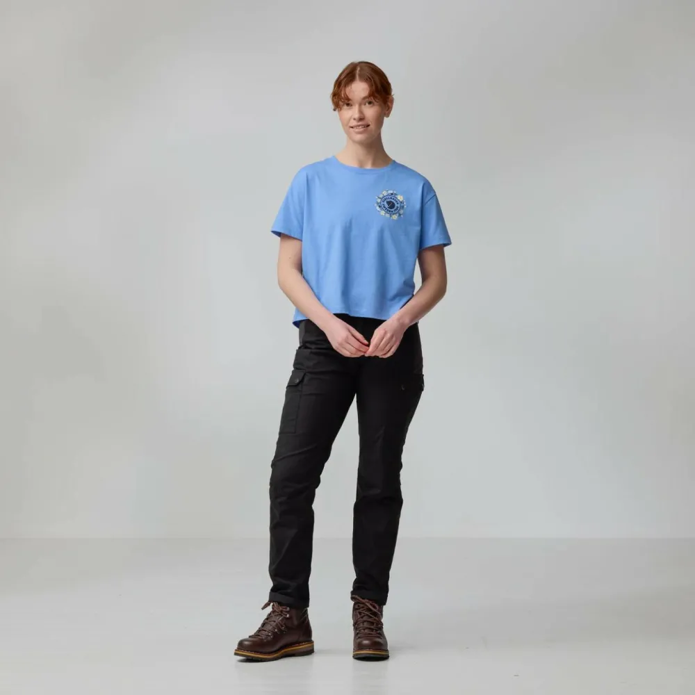 Fju00e4llru00e4ven Fjällräven - Women's Fjällblomster Logo T-Shirt - T-Shirt Sale