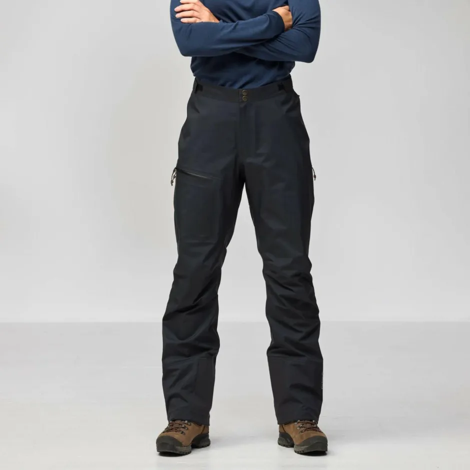 Fju00e4llru00e4ven Trekkingbekleidung|Hosen-Fjällräven - Women's Keb GTX Trousers - Regenhose Black
