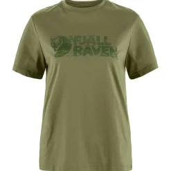 Fju00e4llru00e4ven Wanderbekleidung|T-Shirts-Fjällräven - Women's Lush Logo T-Shirt - T-Shirt