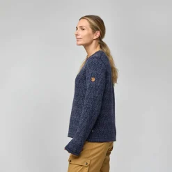Fju00e4llru00e4ven Fjällräven - Women's Snow Round Neck Sweater - Wollpullover Online