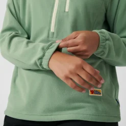 Fju00e4llru00e4ven Wanderbekleidung|Pullover & Hoodies-Fjällräven - Women's Vardag Lite Fleece - Fleecepullover Chalk White / Light Olive