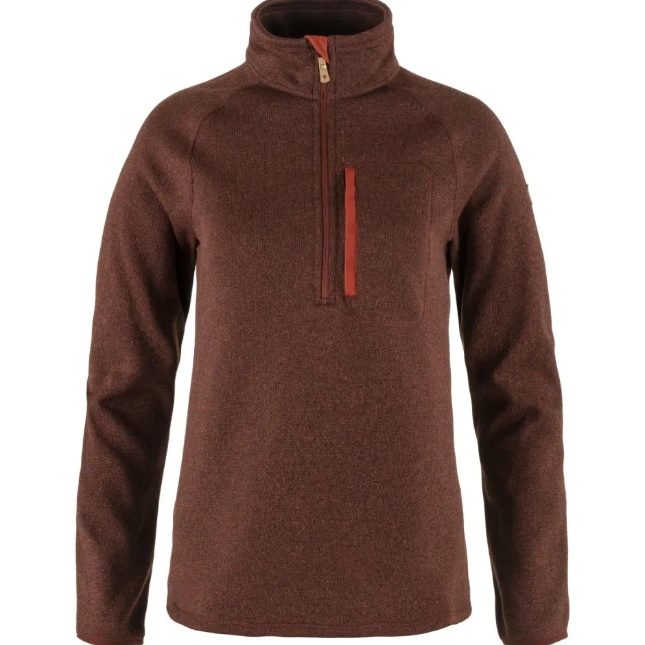 Fju00e4llru00e4ven Trekkingbekleidung|Wanderbekleidung-Fjällräven - Women's Övik Fleece Half Zip - Fleecepullover