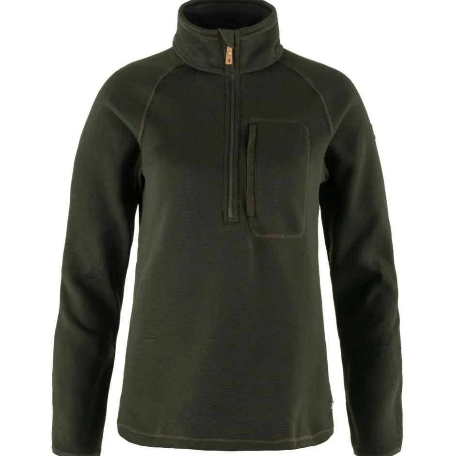 Fju00e4llru00e4ven Trekkingbekleidung|Wanderbekleidung-Fjällräven - Women's Övik Fleece Half Zip - Fleecepullover
