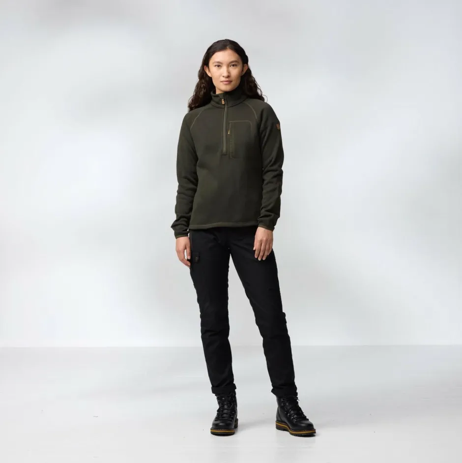 Fju00e4llru00e4ven Trekkingbekleidung|Wanderbekleidung-Fjällräven - Women's Övik Fleece Half Zip - Fleecepullover