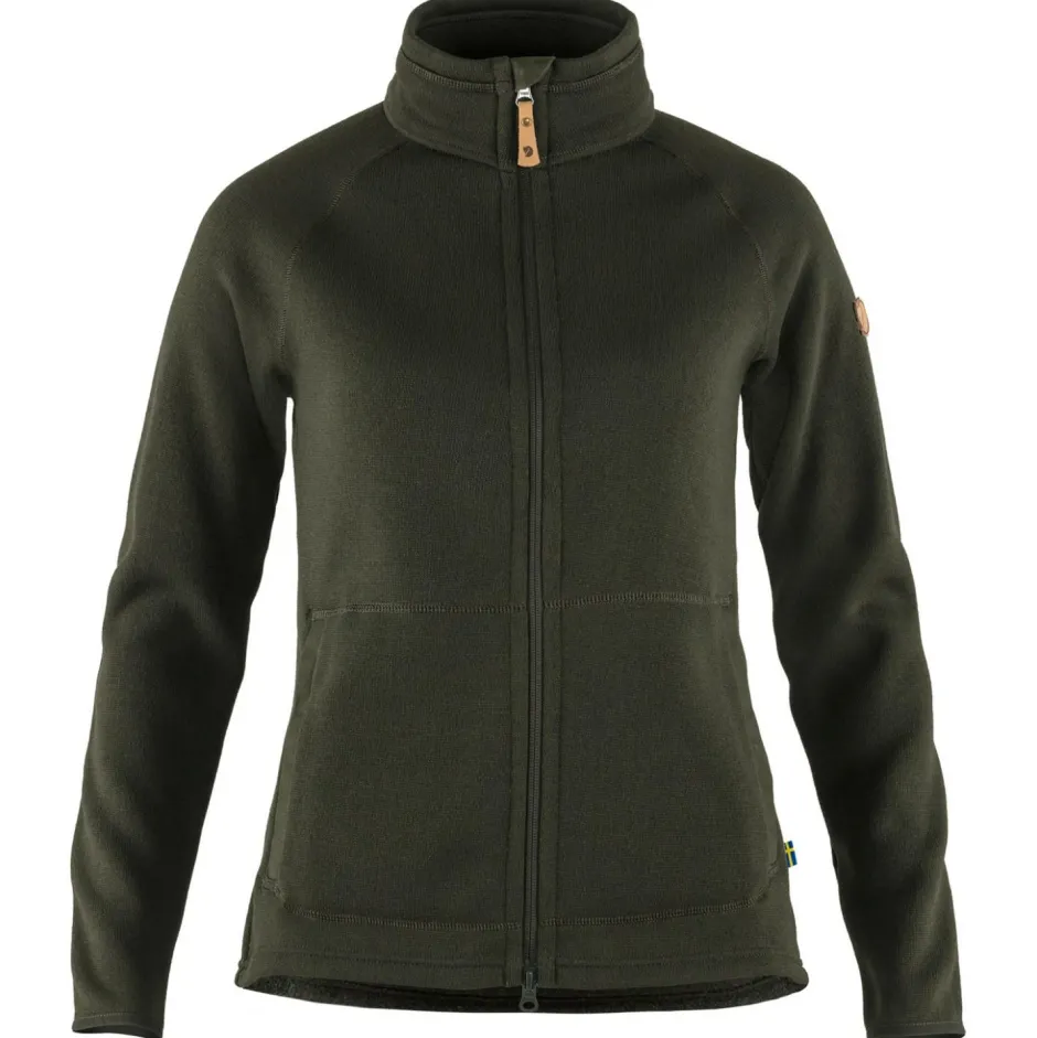Fju00e4llru00e4ven Trekkingbekleidung|Wanderbekleidung-Fjällräven - Women's Övik Fleece Zip Sweater - Fleecejacke