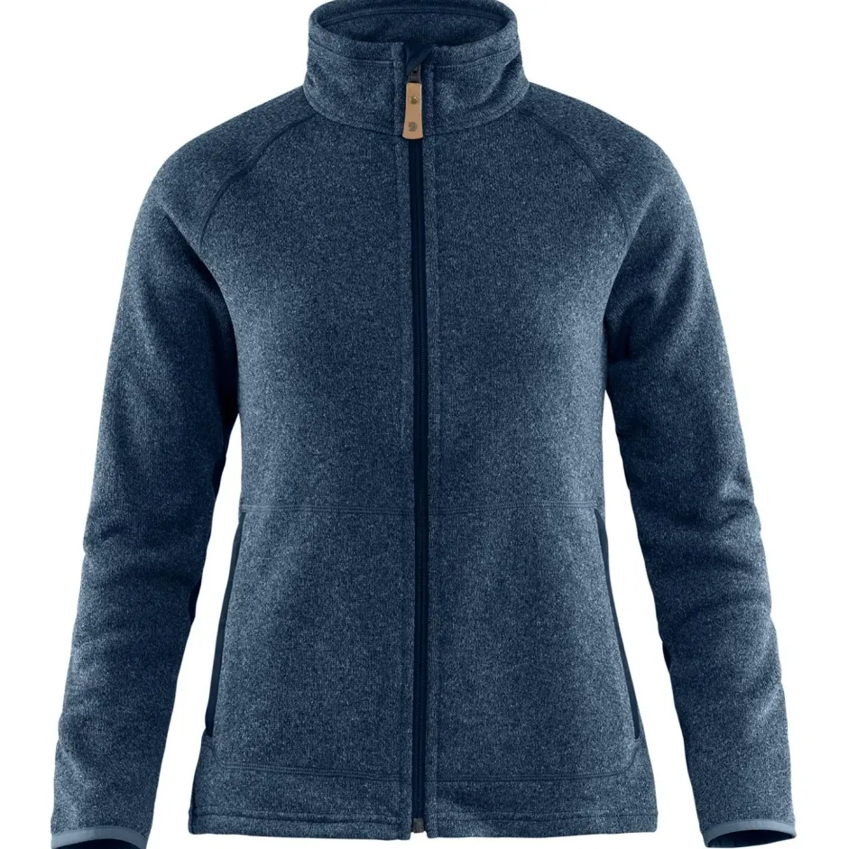 Fju00e4llru00e4ven Trekkingbekleidung|Wanderbekleidung-Fjällräven - Women's Övik Fleece Zip Sweater - Fleecejacke