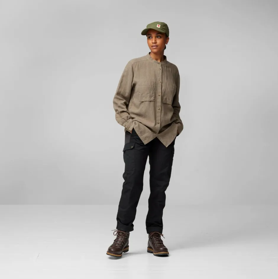 Fju00e4llru00e4ven Alltagsbekleidung|Shirts, Hemden & Longsleeves-Fjällräven - Women's Övik Hemp Shirt L/S - Hemd