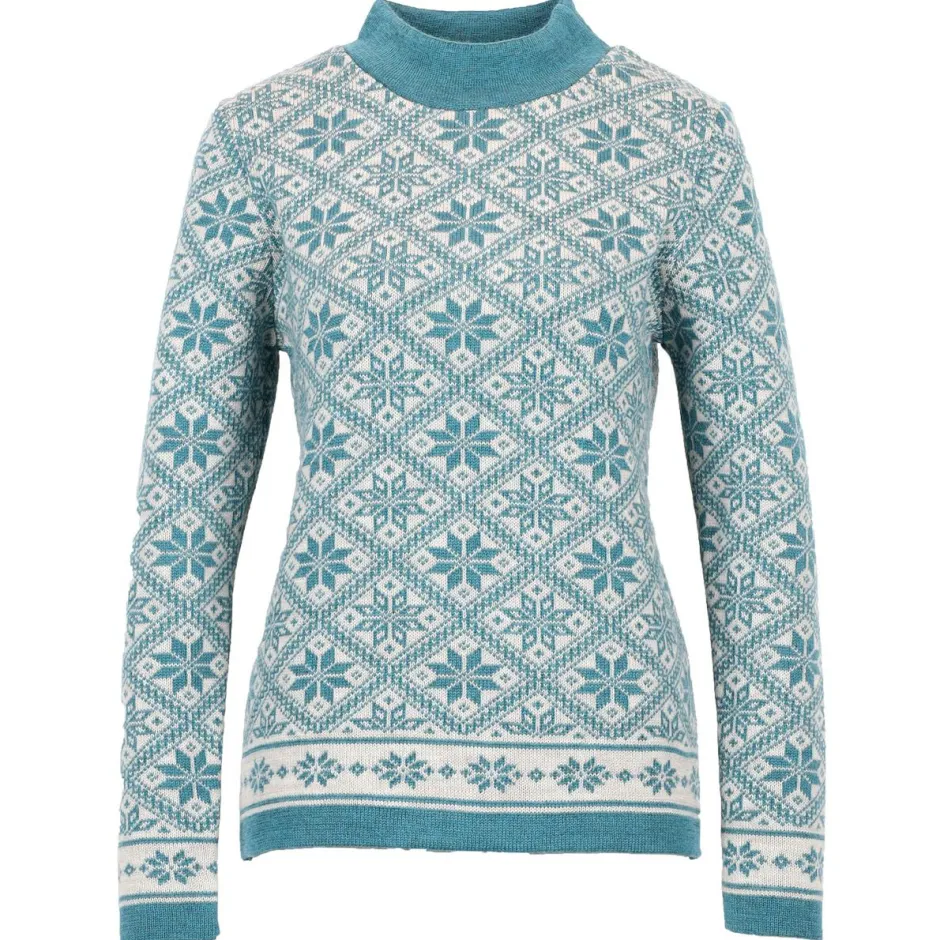 Flomax Pullover & Hoodies|Wanderbekleidung-- Women's Rundhals Pullover Svea - Wollpullover